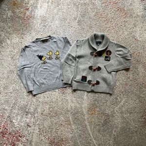 Two EUC Gray Sweaters in Size 5